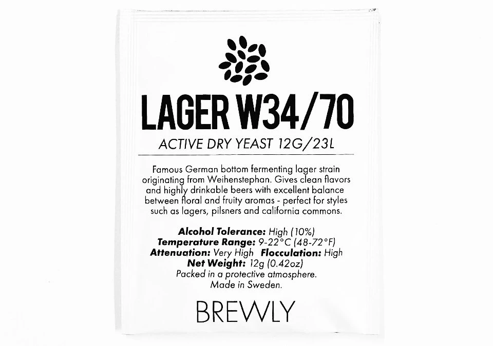 Brewly Lager W34/70 jäst