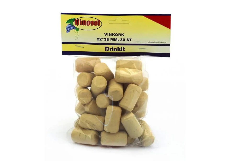 Vinosol Vinkork 22x38mm 30-pack