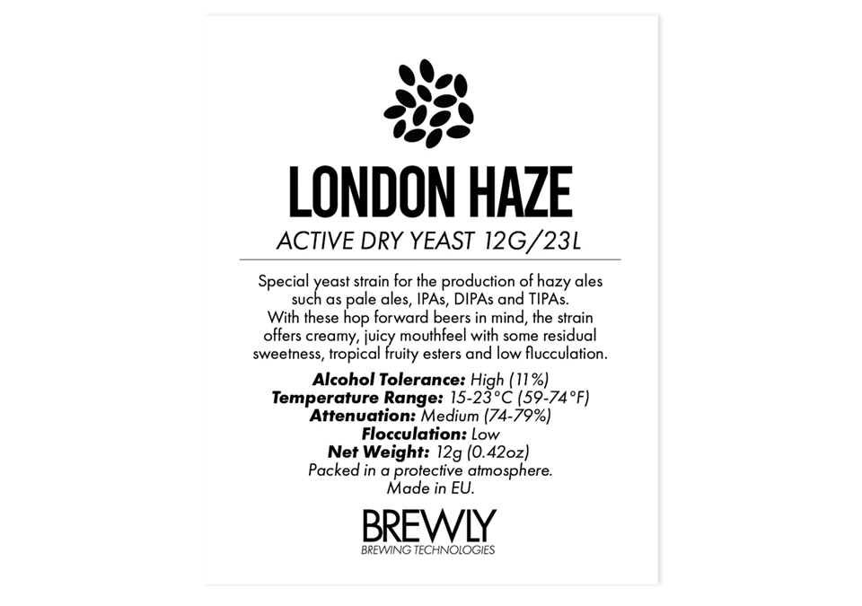 Brewly London Haze 12g Jäst