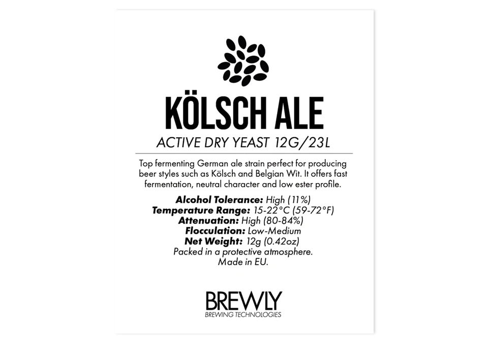 Brewly Kölsch Ale 12g Jäst