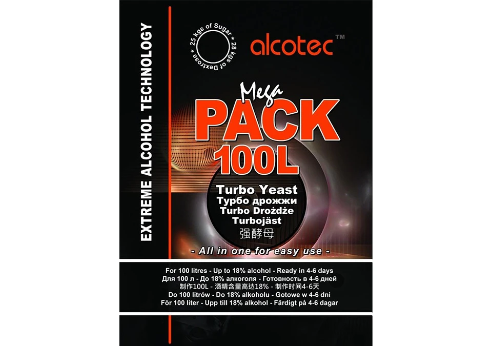 Alcotec MegaPack 100L Turbo Jäst